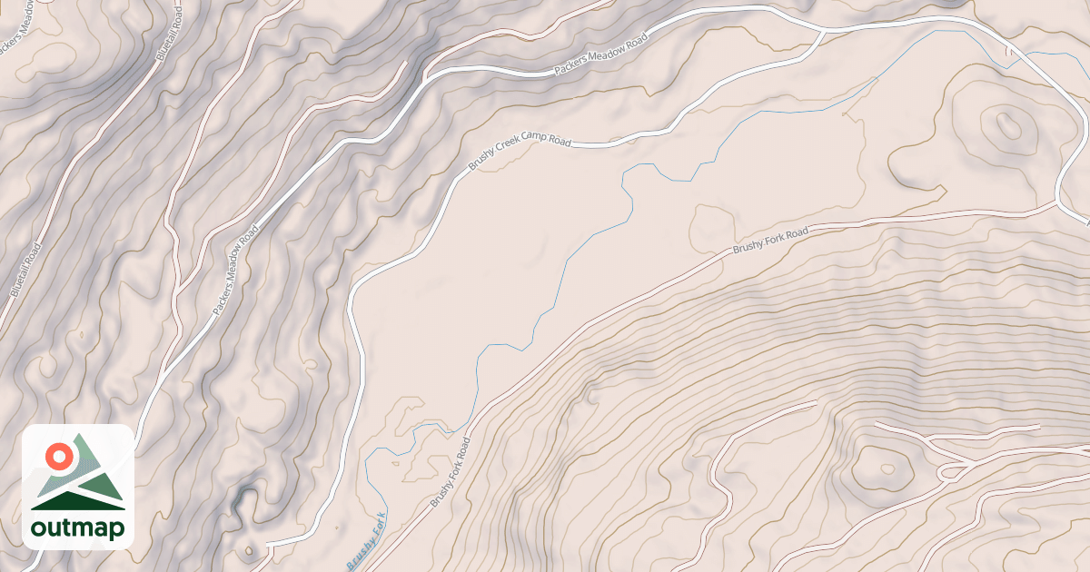 Map of BRUSHY CREEK CAMP