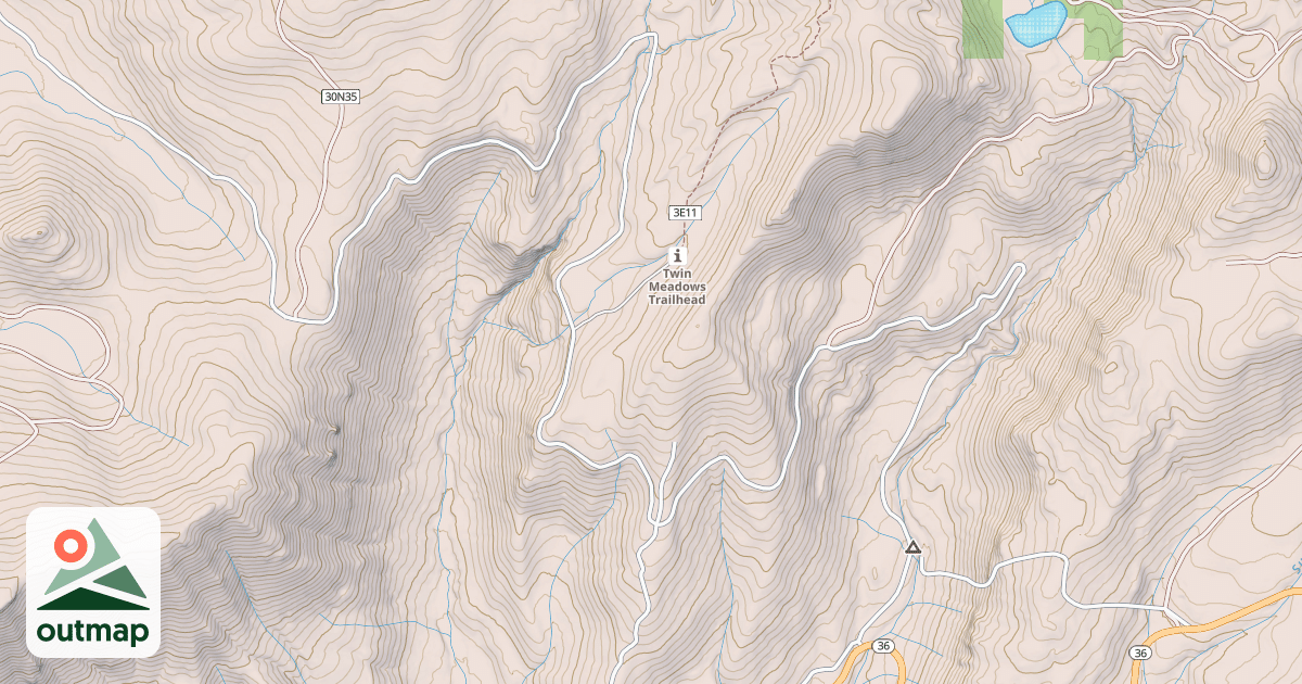 Map of PLANTATION GULCH