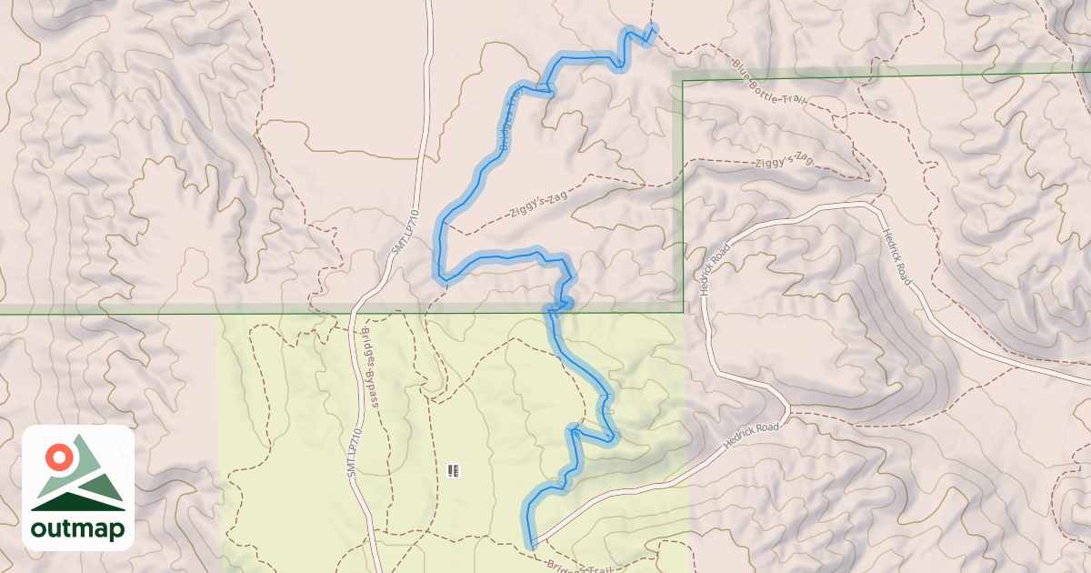 Map of Bridges Trail