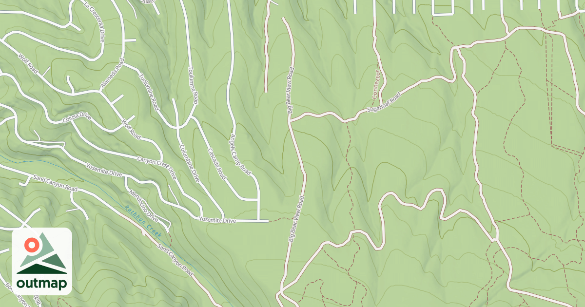 Map of BIG BEAR VIEW