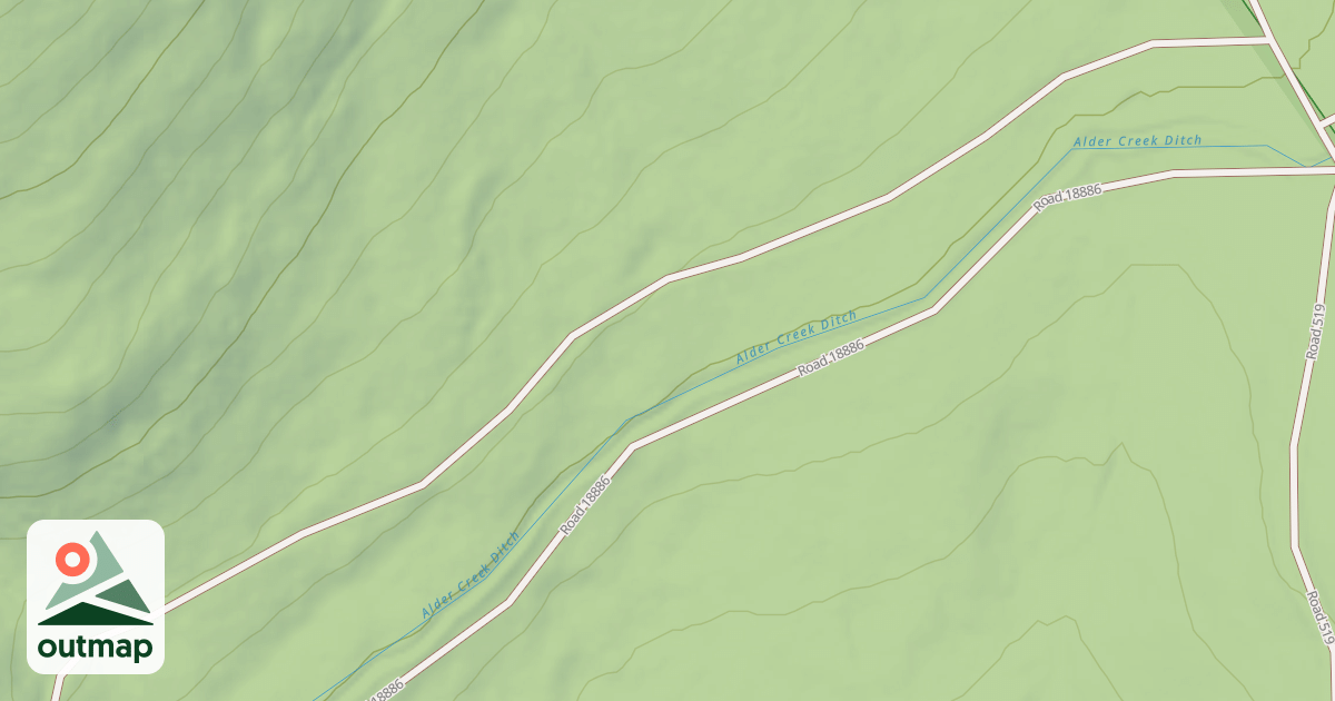 Map of INSELBERG