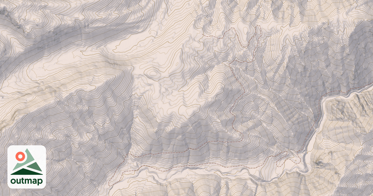 Map of BUCKHORN CREEK CUT-OFF