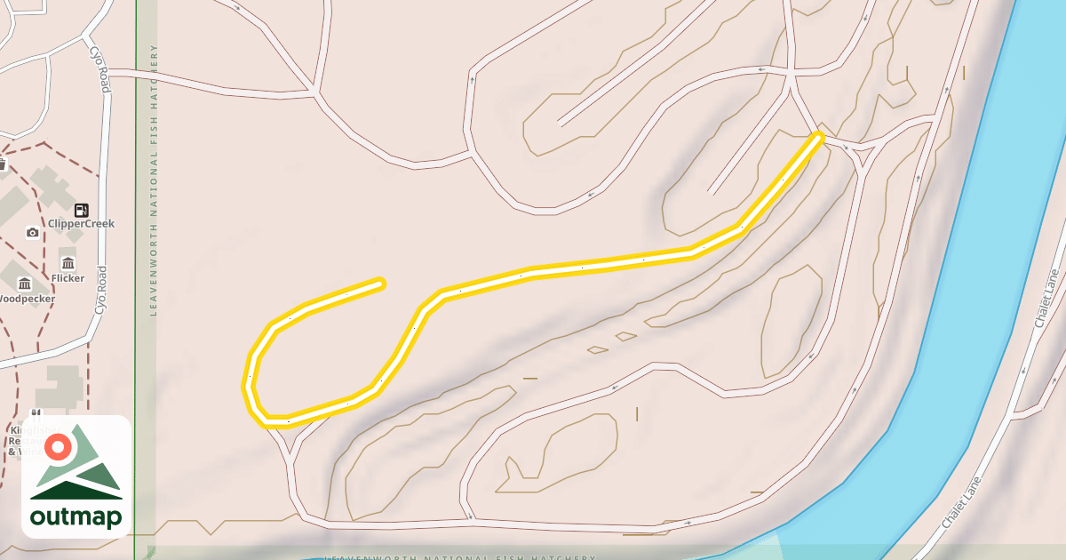 Map of Ned Kuch Loop