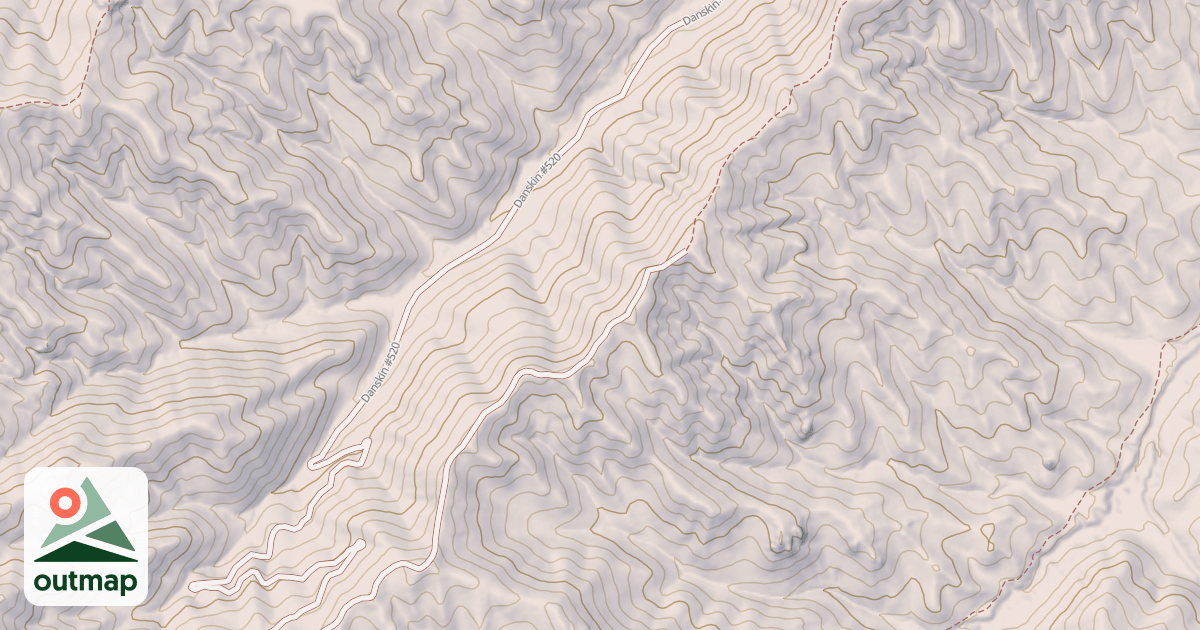 Map of Danskin #521