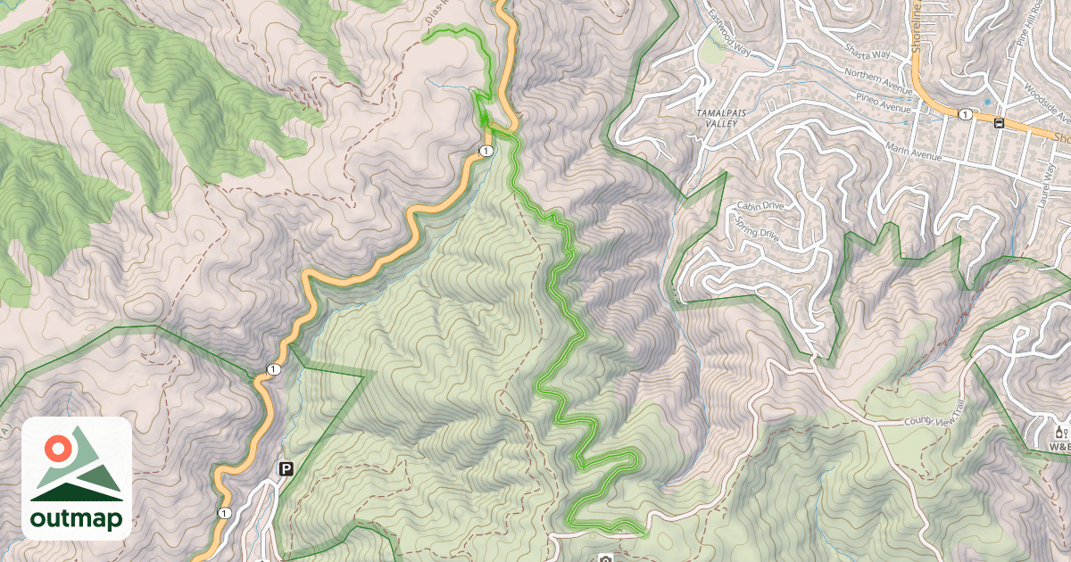Map of Miwok Trail