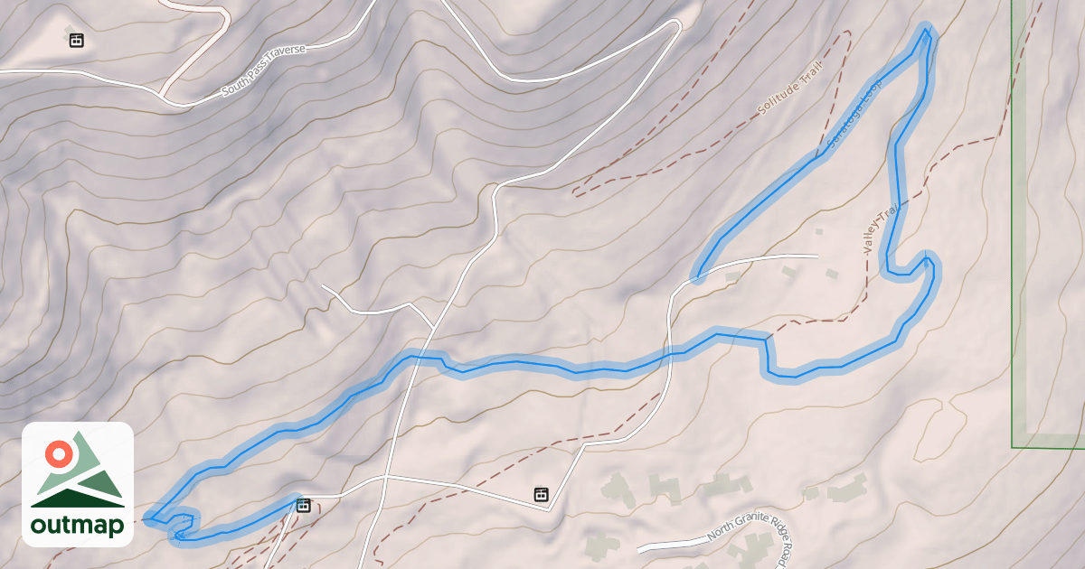 Map of Saratoga Loop