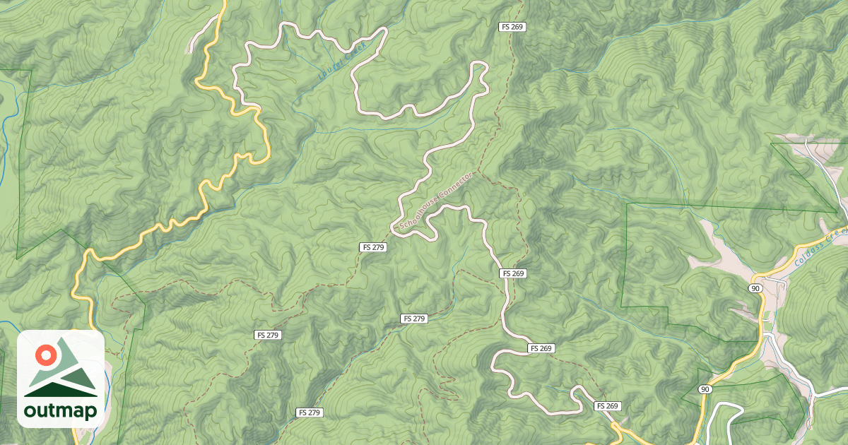 Map of SCHOOL HOUSE RIDGE