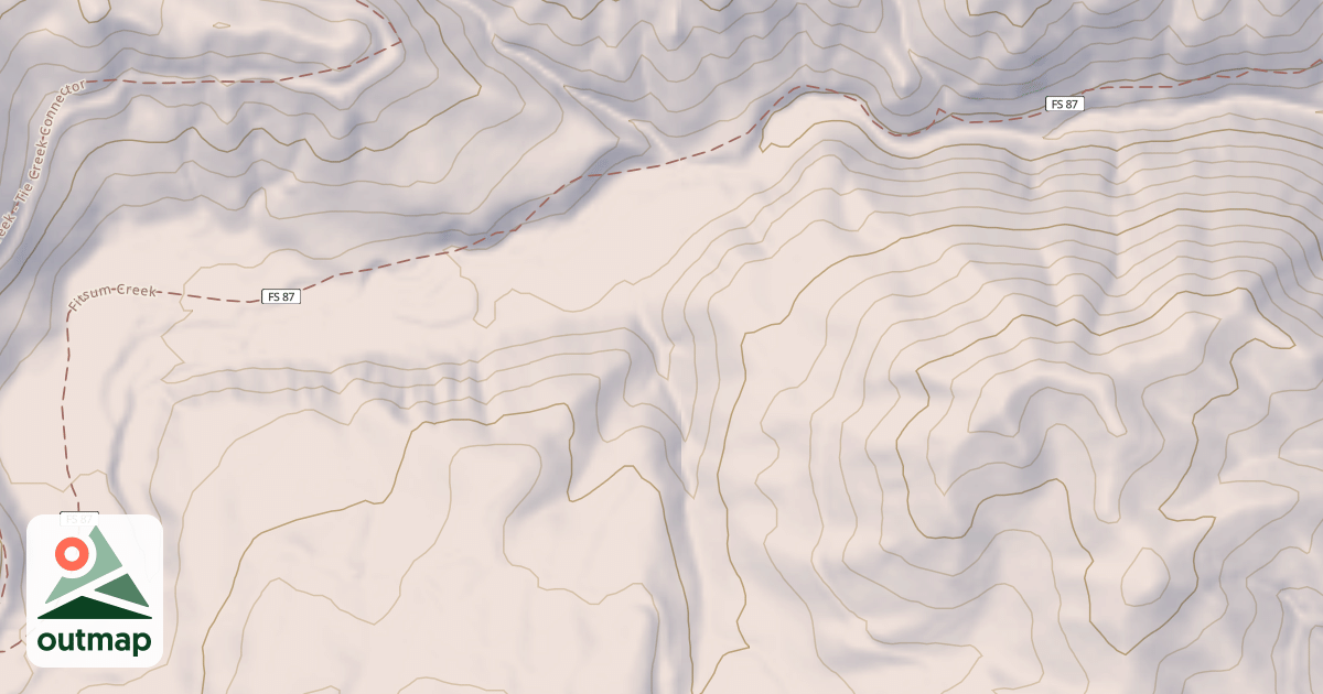 Map of Fitsum Creek