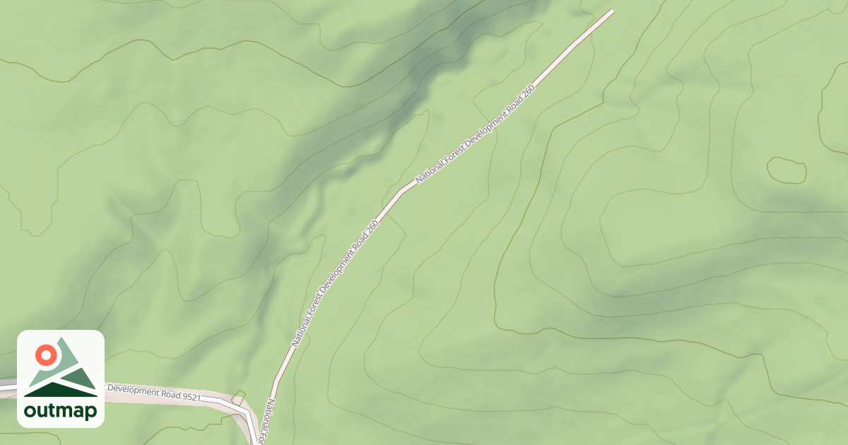 Map of USFS Motor Vehicle Use Map Roads {310A79CD-0F14-4D2A-AF58-495BDF3CA5F0}