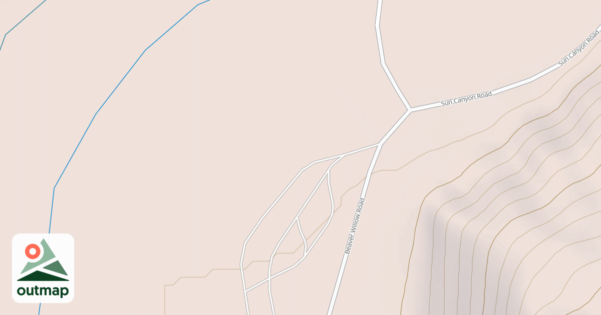 Map of BEAVER TRAILHEAD DISPERSED