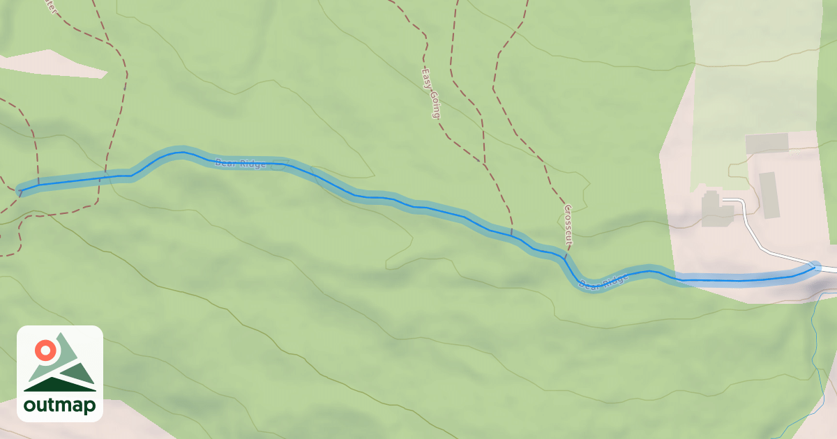 Map of Bear Ridge