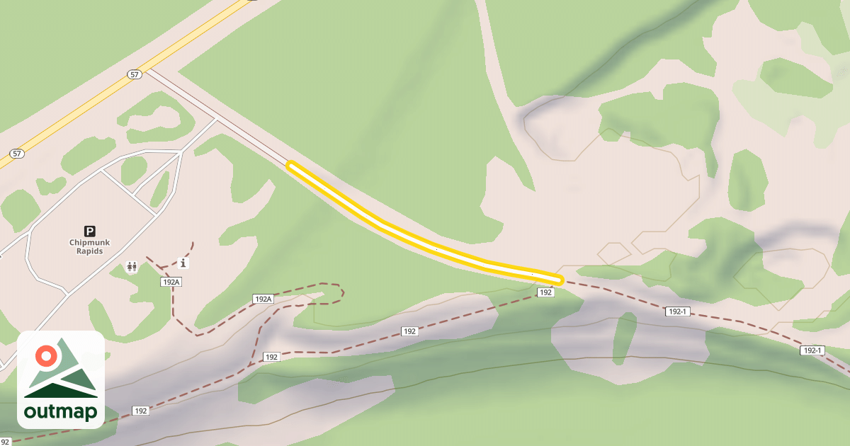 Map of East Galena Valley Pit Road