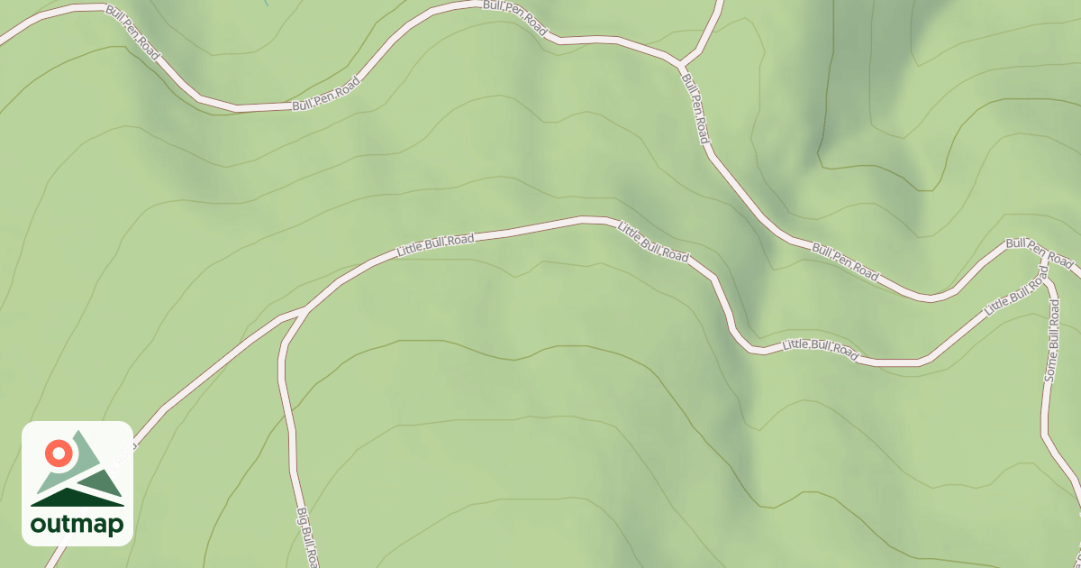 Map of LITTLE BULL