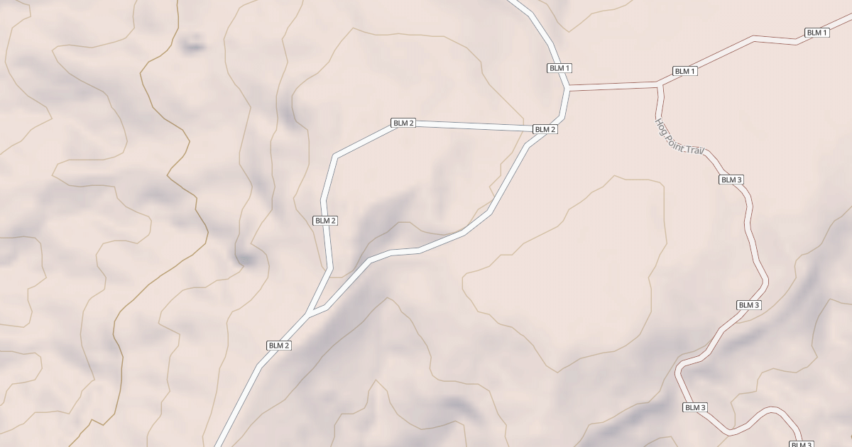 Map preview of BLM National GTLF Public Motorized Roads 380169f7-ca8a-4e6b-bec6-f9f7818d554d