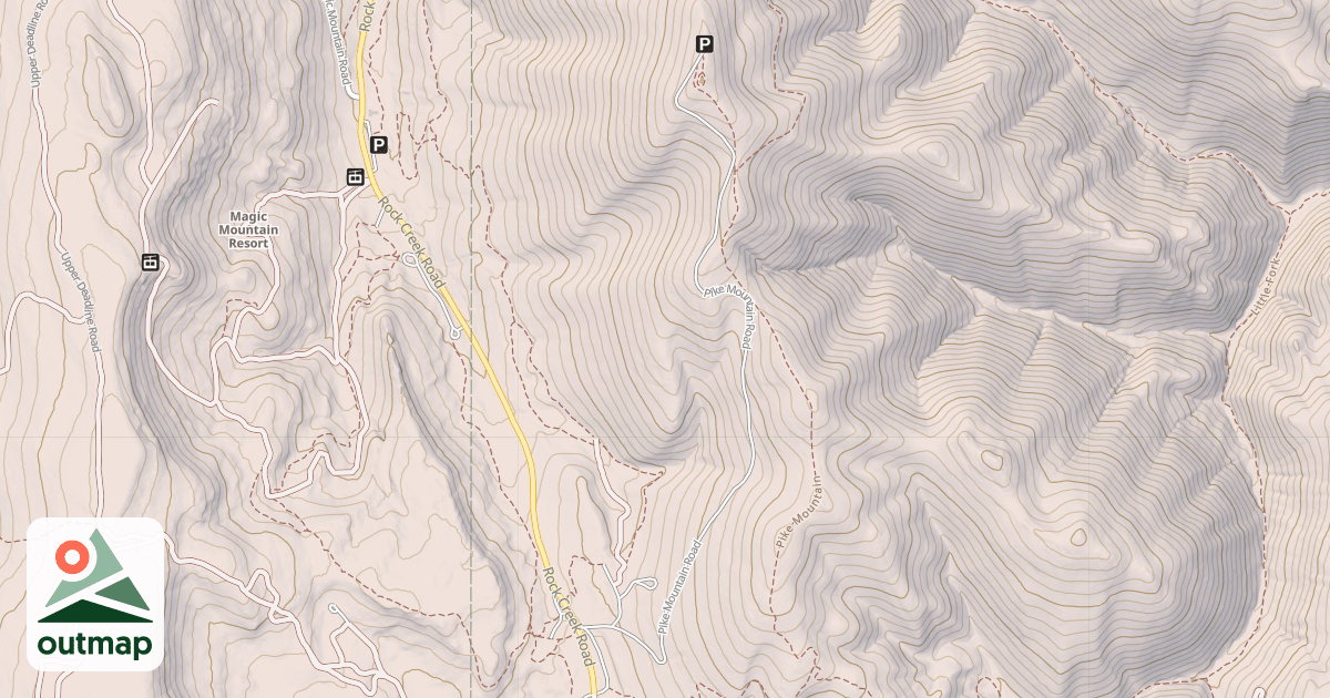 Map of PIKE MT