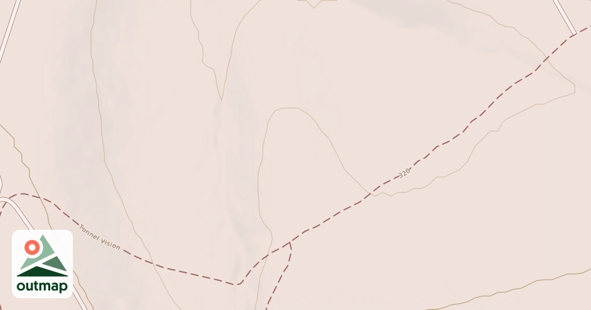 Map of Bloody Shins Trail