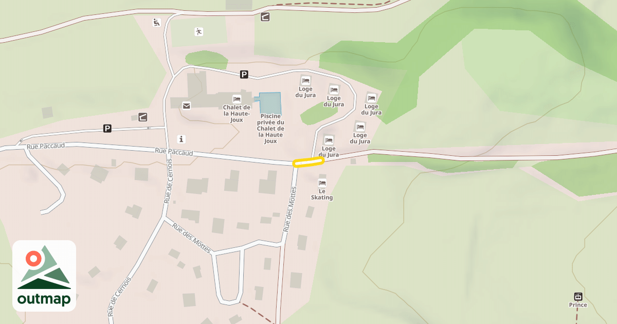 Map of Rue de Paccaud