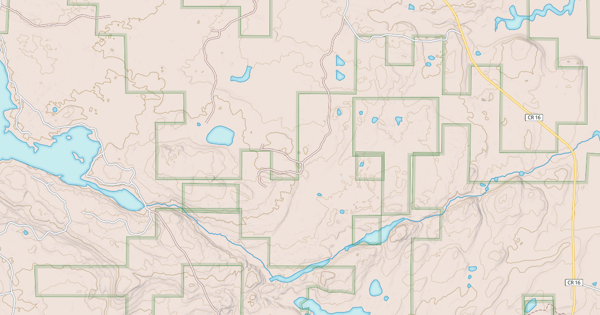 Map preview of Hovland Woods Trail