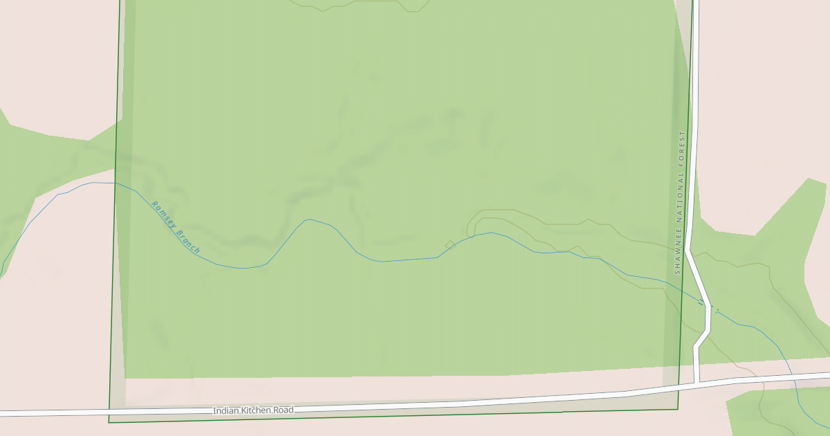 Map preview of NORTH RAMSEY RD