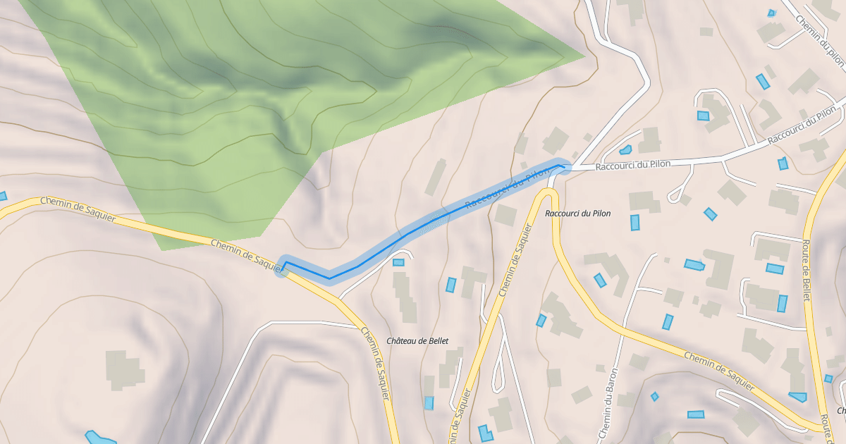 Map preview of Raccourci du Pilon