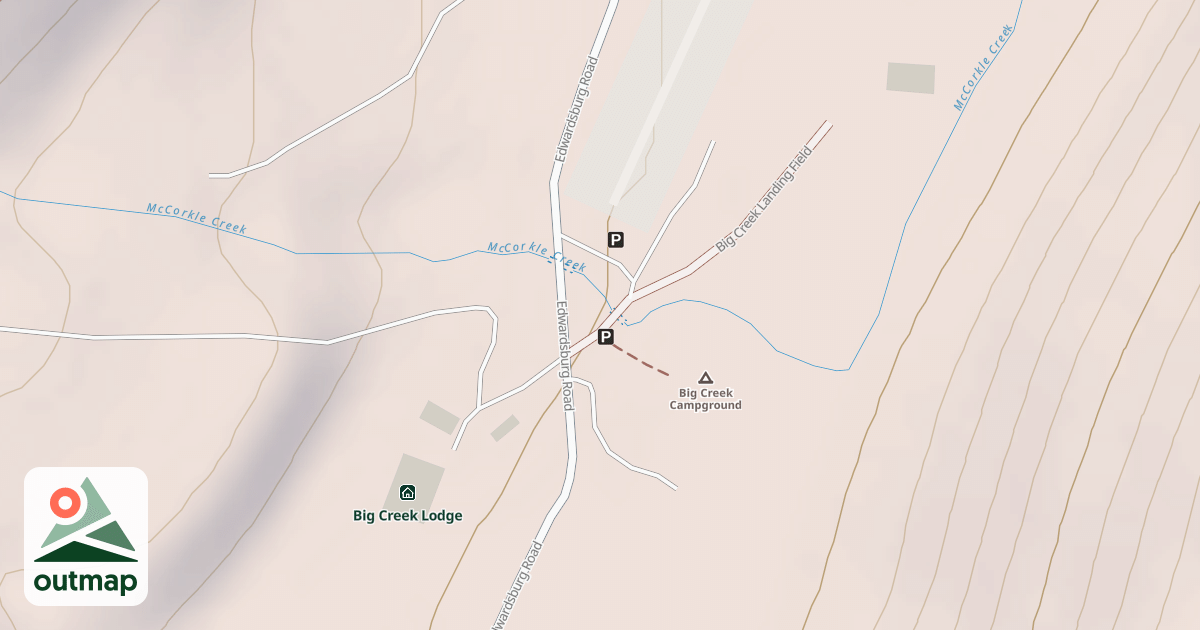 Map of BIG CREEK CG