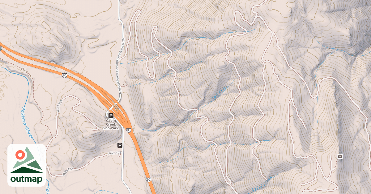 Map of AMABILIS MOUNTAIN