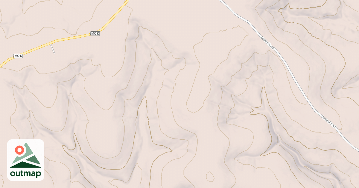 Map of SIMPSON RIDGE