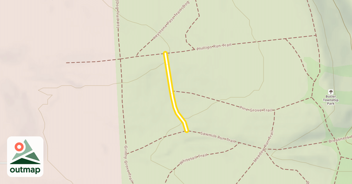 Map of Timber Pass Trail