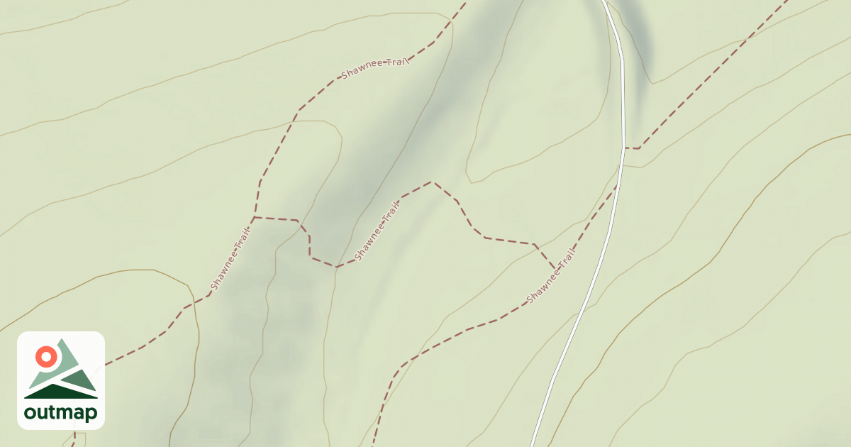 Map of Shawnee State Park Trails