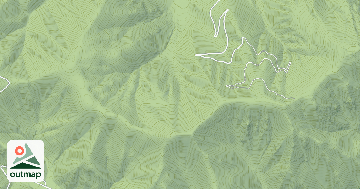 Map of LOVELAND PEAK