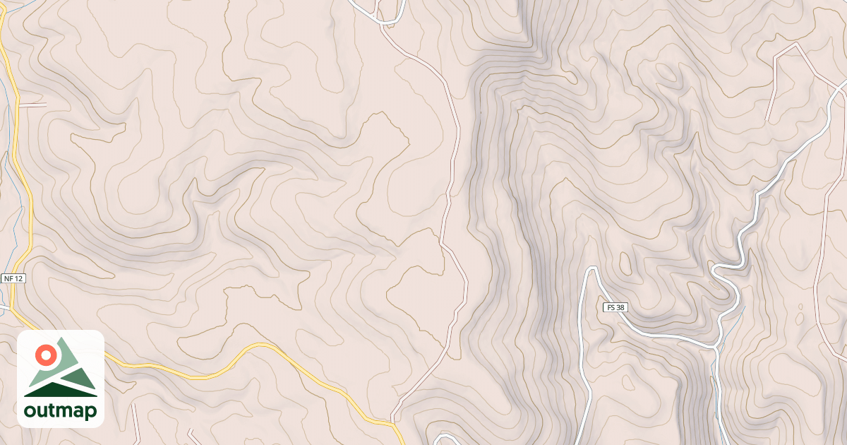 Map of USFS National Forest System Roads {622F22F2-A124-4C4D-8A40-E38CCA7815FB}