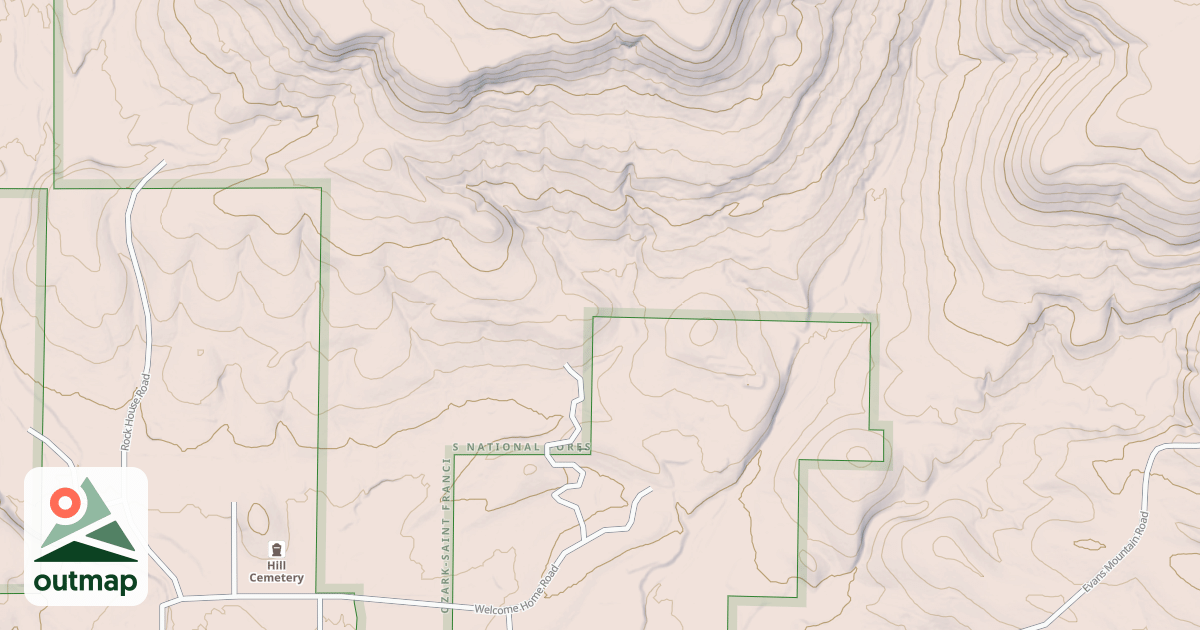 Map of BRADLEY CREEK