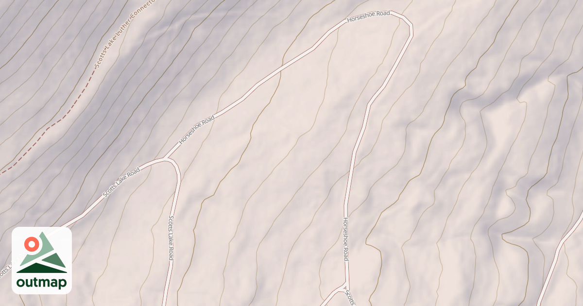 Map of HORSESHOE ROAD
