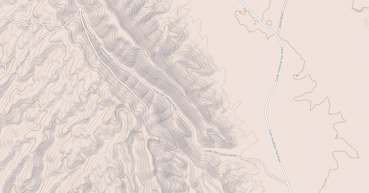 Map preview of FREE USE CANYON