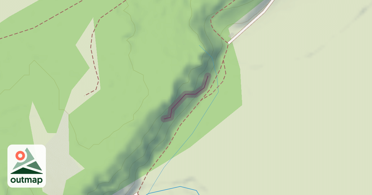 Map of Climbing Crag