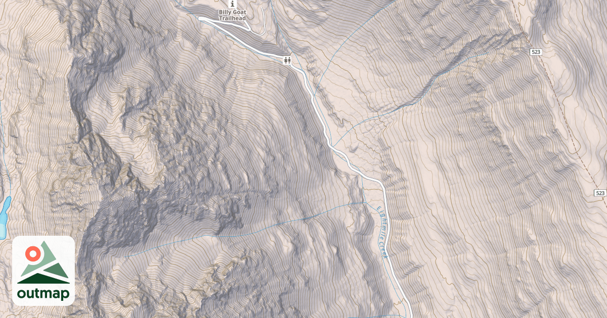Map of EIGHTMILE