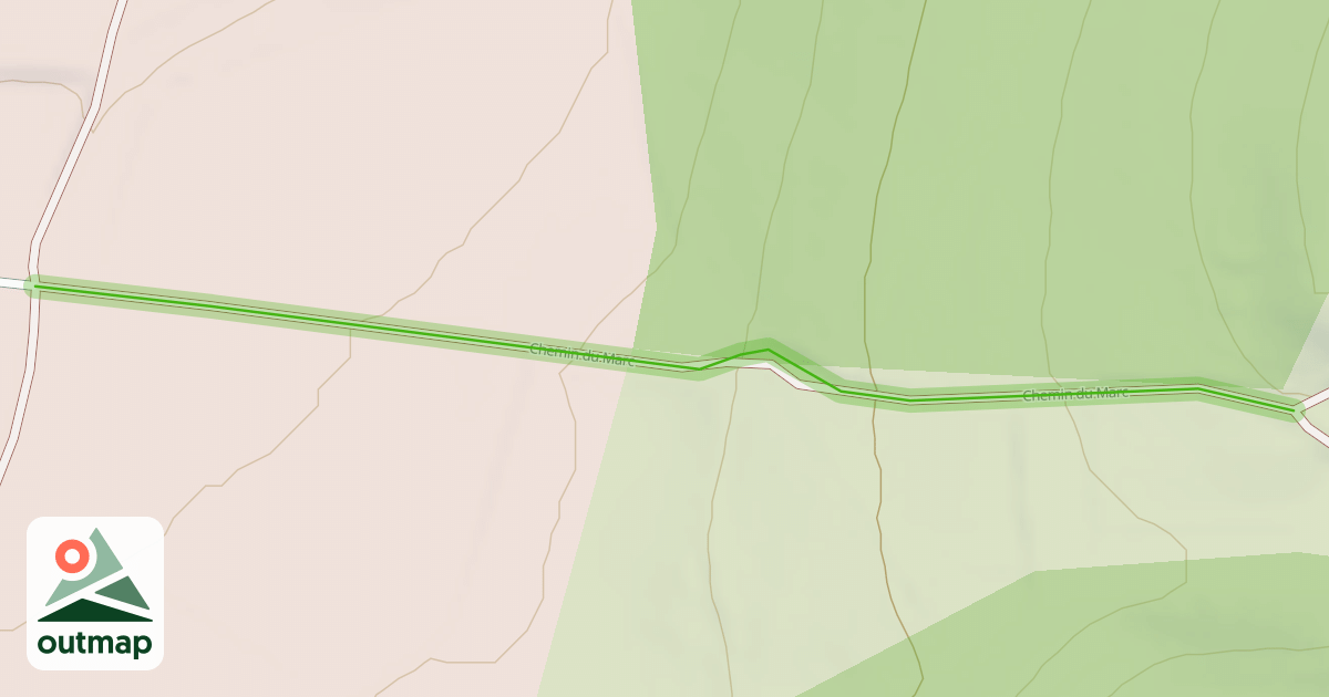 Map of Chemin du Marc