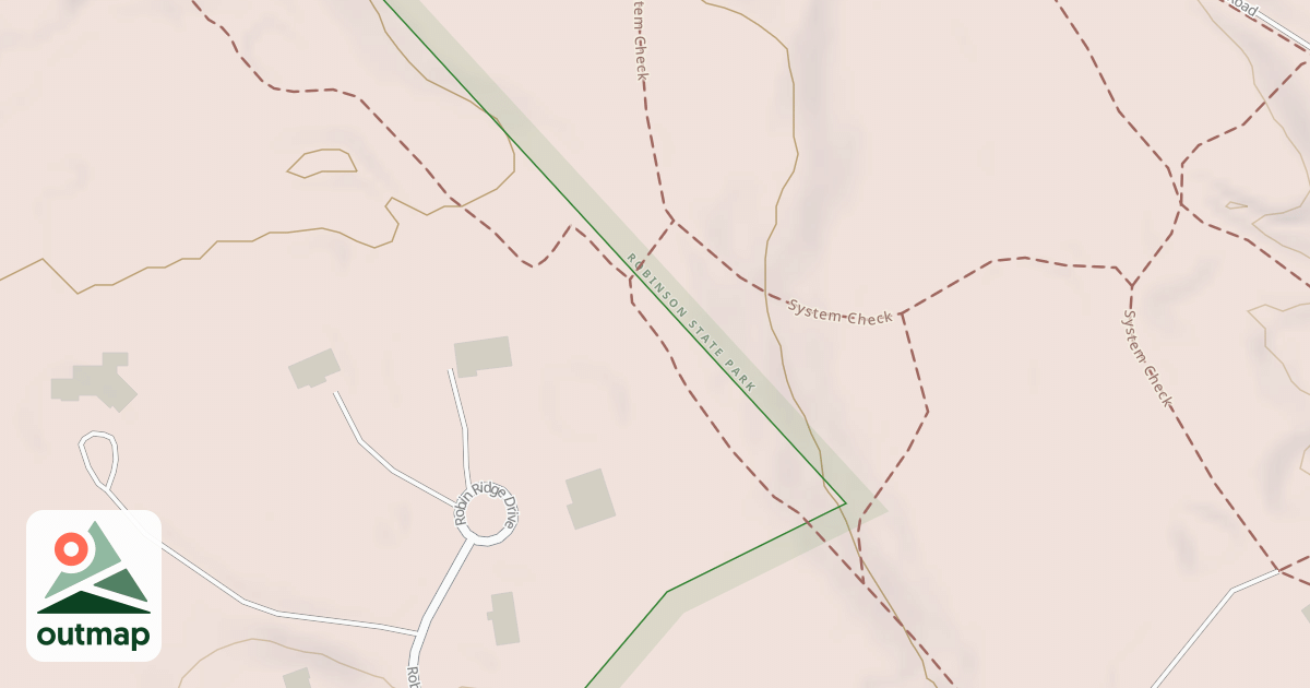 Map of White Trail