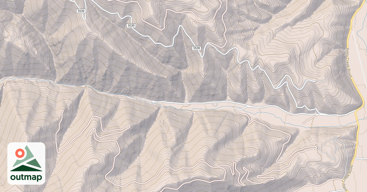 Map of ED'S CREEK