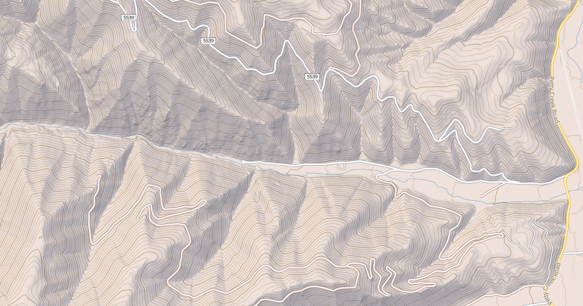Map preview of ED'S CREEK
