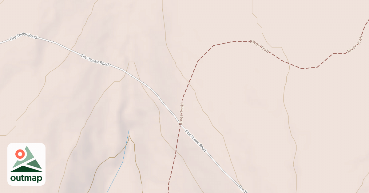 Map of Cook Forest State Park Trails