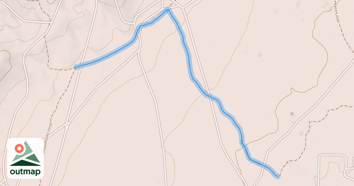 Map of Race Course Loop