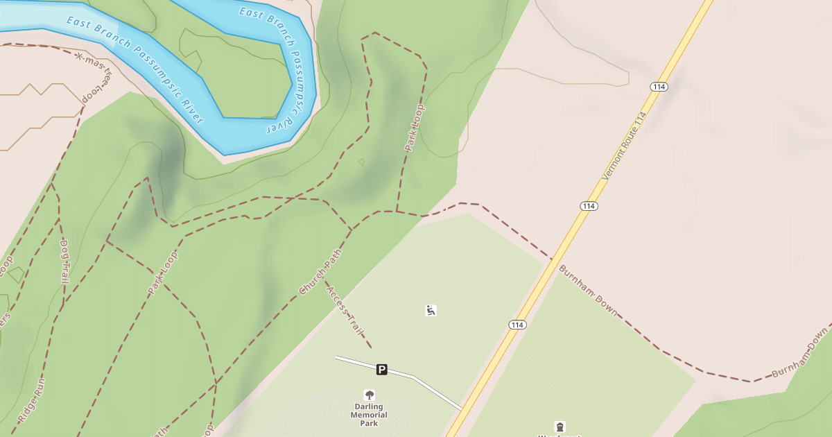 Map preview of Church Path