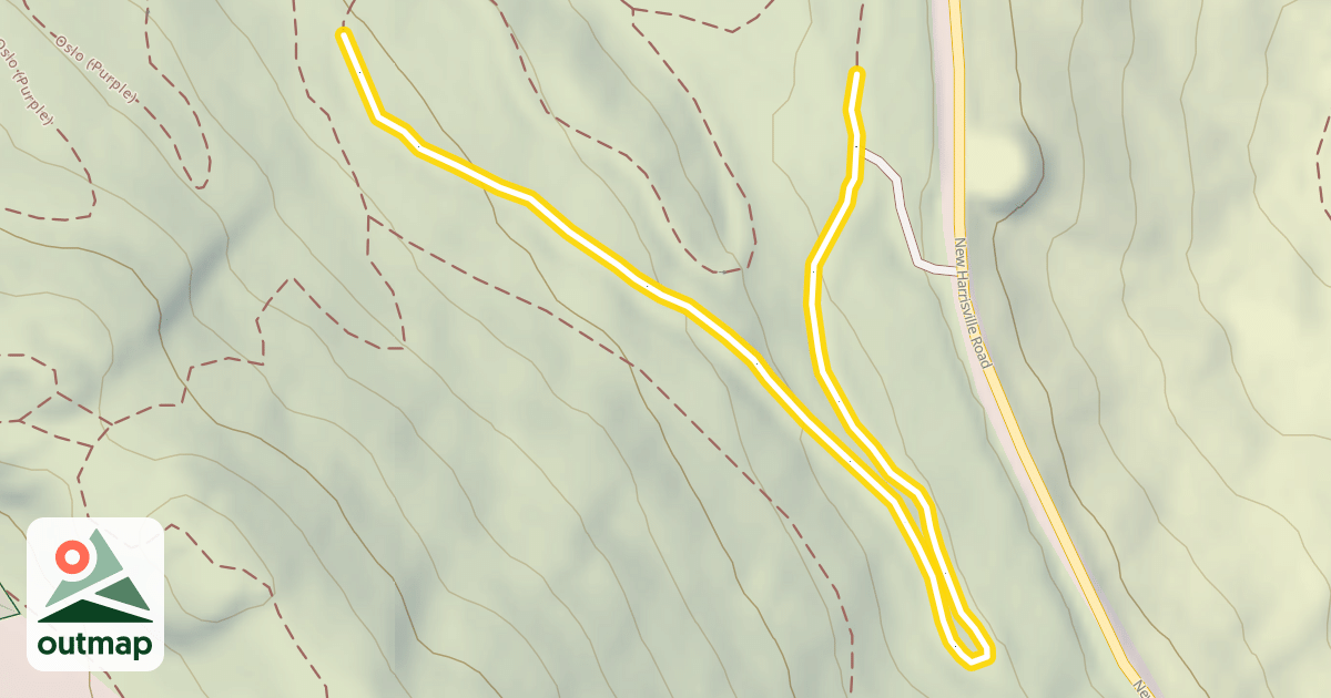 Map of Chamonix (Red)