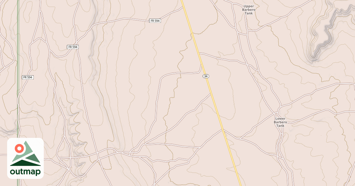 Map of USFS National Forest System Roads {99DEA732-A63B-47D7-BB18-1C5DFADA7C35}