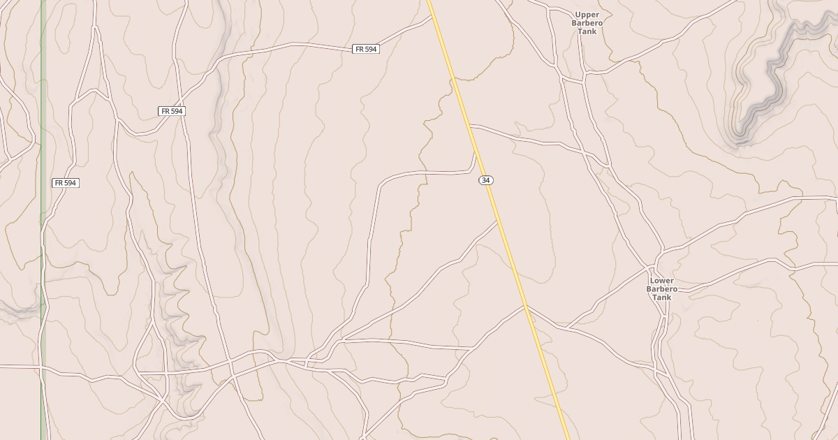 Map preview of USFS National Forest System Roads {99DEA732-A63B-47D7-BB18-1C5DFADA7C35}