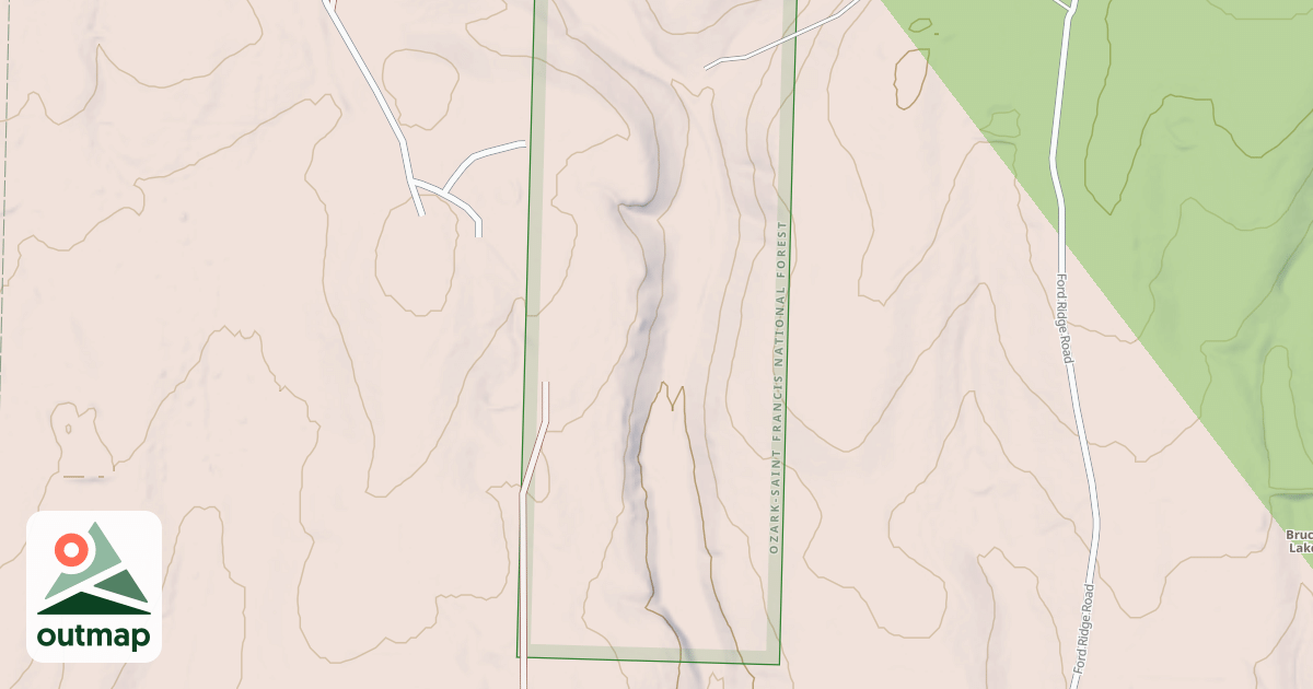 Map of USFS National Forest System Roads {C88EB2DD-F08A-444D-BDE1-8F734104B371}