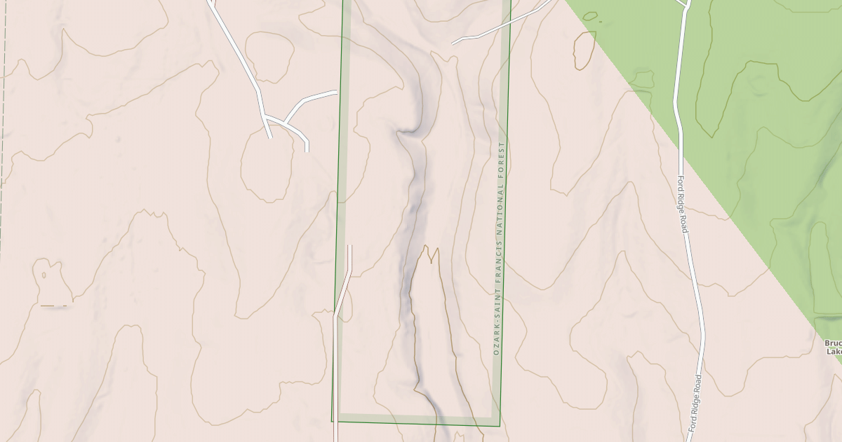 Map preview of USFS National Forest System Roads {C88EB2DD-F08A-444D-BDE1-8F734104B371}