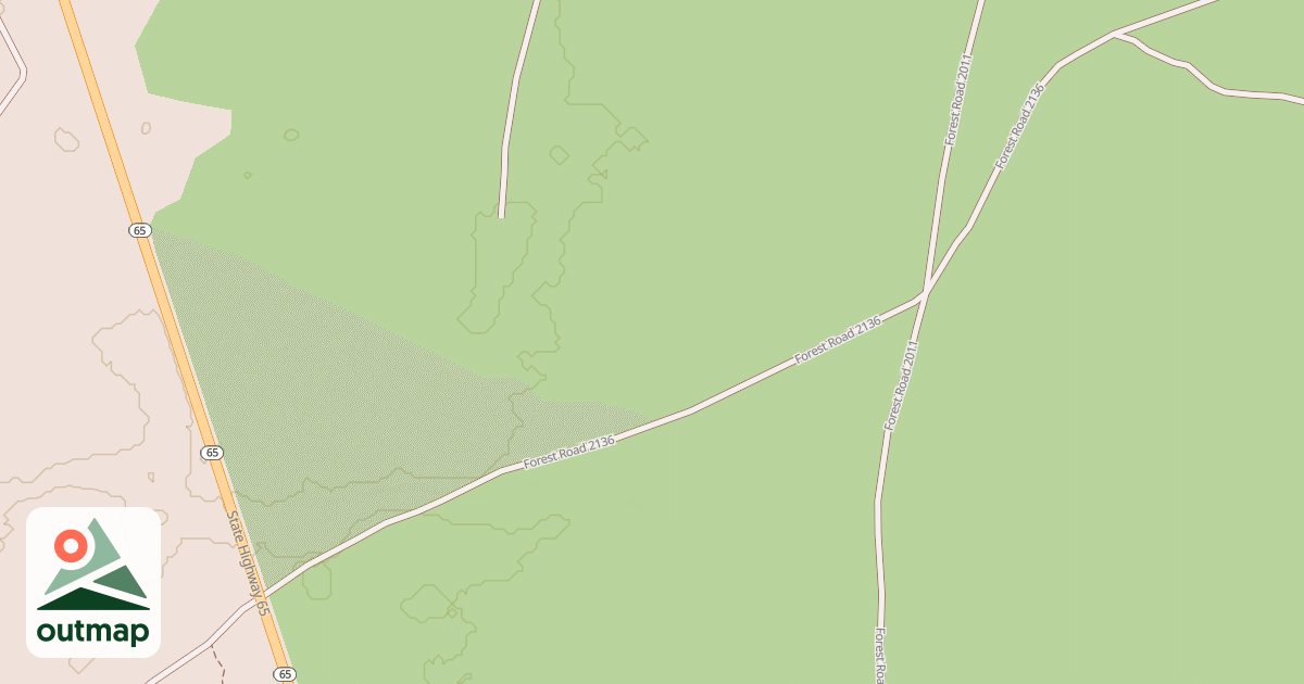 Map of Ford Road Spur
