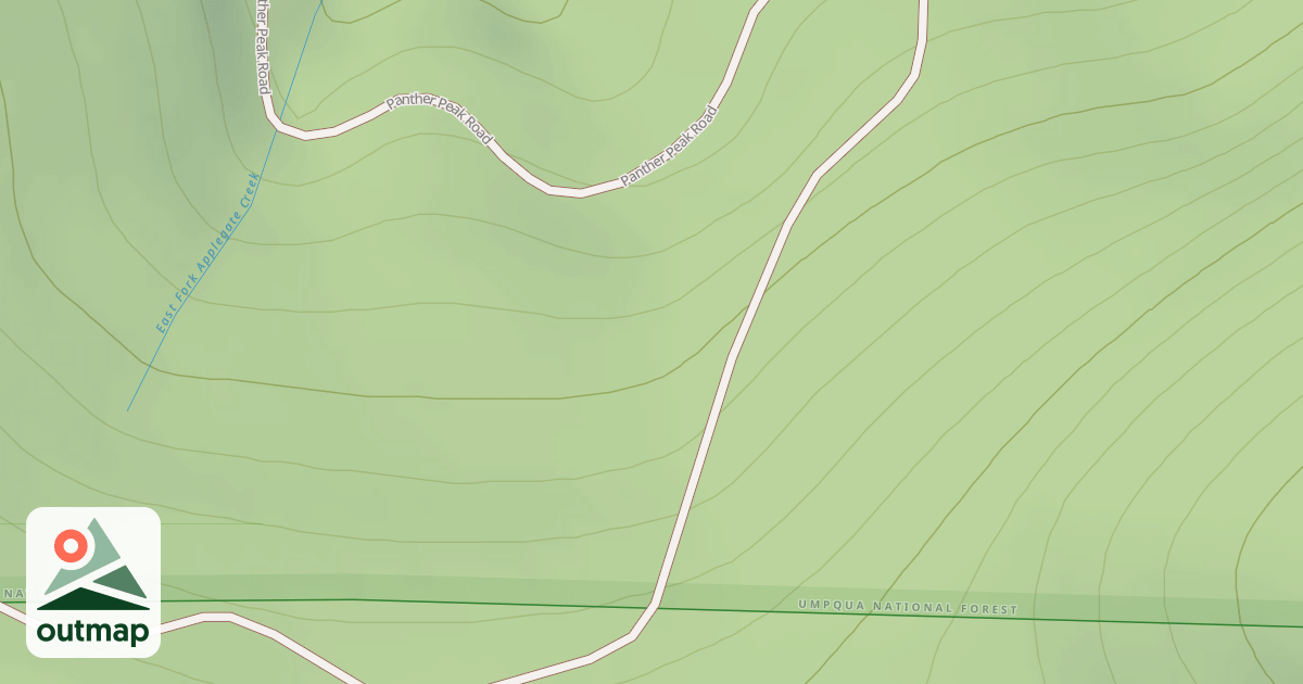 Map of SOUTH ANGEL T.S.